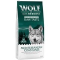 Wolf of Wilderness, 12 + 2 kg gratis! 14 kg Jubiläumsedition Wolf of Wilderness - The Taste Of The Mediterranean