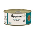 Applaws Katzenfutter in Brühe 6 x 70 g - Meeresfisch