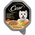 Megapack Cesar Schale 28 x 150 g - Landküche mit Geflügel und Gemüse in Sauce