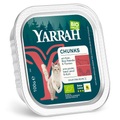 Yarrah Bio Chunks 6 x 100 g - Bio Huhn & Bio Rind mit Bio Petersilie & Bio Thymian