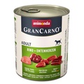 20 + 4 gratis! 24 x 800 g Animonda GranCarno Original - Rind & Entenherzen