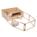 TIAKI, TIAKI Indoor-Gehege für Meerschweinchen - L 116 x B 193 x H 50 cm (2 Pakete*)