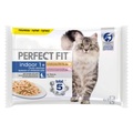 Perfect Fit Sterilise Indoor Adult 1+ - 4 x 85 g (Huhn & Lachs)
