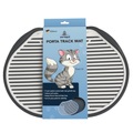 No Brand, Katzentoilettenvorleger Soft Touch Track Mat - silber