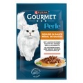 Gourmet, Gourmet Perle Genuss in Sauce 24 x 85 g - Lachs in einer Sauce mit feiner Grilllachsnote