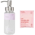 Future Stories, Future Stories Future Stories Starterset Shampoo Pulver Yuzu & Kirschblüte inkl. Pumpspender haarshampoo