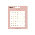 undefined, Lucky Star Zodiac Mini Nail Stickers nagelsticker 7.0 g