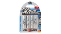 Ansmann DIGITAL NiMH Akku, Mignon AA, Typ 2850, R6 4er Pack