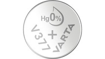 Silberoxid Knopfzelle V377 / SR66, 1,55 Volt - 1 Stück