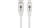 Goobay Datenkabel/Ladekabel [1x Apple Lightning-Stecker - 1x USB-C™ Stecker] 1.0 m Weiß