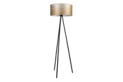 Stehlampe Sevoa schwarz/Gold