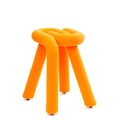 Moustache, Bold Hocker / Gepolstert - Moustache orange en textil