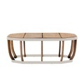 Swing XL Couchtisch / 110 x 57 cm - Ethimo holz natur en holz
