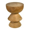 Skirt Beistelltisch / Handgeschnitztes Holz - Pols Potten holz natur en holz