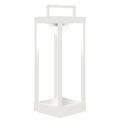 La Lampe Parc L Solarlampe LED / kabellos - H 50 cm - Maiori weiß en metall/glas