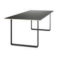 70-70 rechteckiger Tisch - L 170 cm - Muuto schwarz en metall/plastikmaterial/holz