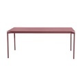 Fromme rechteckiger Tisch / Aluminium - 180 x 90 cm - Petite Friture rot en metall