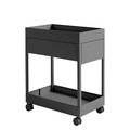New Order Rollcontainer / 1 Schublade - Hay grau en metall