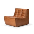 N701 Sessel / Leder - Ethnicraft braun en leder