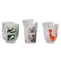 Hybrid Aglaura Glas / 3er-Set - Seletti bunt en glas