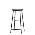 Cornet Barhocker / H 65 cm - Hay schwarz en metall/holz