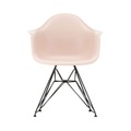 DAR - Eames Plastic Armchair Sessel / (1950) - Schwarze Beine - Vitra rosa en plastikmaterial