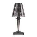 Kartell Battery - LED-Tischlampe IP54, rauchgrau