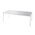 Glas Italia, rechteckiger Tisch Fragment glas transparent spiegel / Glas mit Schachbrettmuster - 189 x 87 cm - Glas Italia transparent en glas