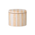 Cathe Large Schachtel / Ø 13 x H 10,5 cm - Von Hand bemalte Keramik - Bloomingville gelb en keramik