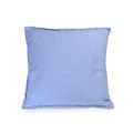 Kissen / 40 x 40 cm - Leinen gewaschen - Au Printemps Paris blau en textil