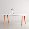 New Modern rechteckiger Tisch / 190 x 95 cm - Plastique recyclé / 8 à 10 personnes - TIPTOE rosa en plastikmaterial