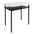 Kara Beistelltisch / Nachttisch - 60 x 44 cm - Maison Sarah Lavoine schwarz/beige en metall