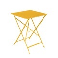 Klapptisch Bistro metall gelb / 57 x 57 cm - Stahl / 2 Personen - Fermob en