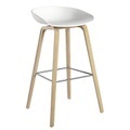 About a stool AAS 32 Barhocker H 75 cm - Hay weiß en plastikmaterial