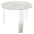 Kartell-T-Table Seitentisch II, Kristall