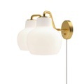 Louis Poulsen-VL Ring Crown wall 2x40 W, Brass