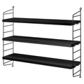 String Furniture String Pocket Wandregal schwarz-schwarz