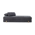 Sofa Groove textil grau / Liegefläche für 2 Personen - 202 x 85 cm - Bloomingville grau en textil
