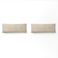 Ethnicraft, Rückenkissen für Sofa Trapeze / 2er-Set - Ethnicraft beige en textil