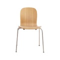 Tate Wood Stapelbarer Stuhl /Jasper Morrison, 2012 - Holz - Cappellini holz natur en holz