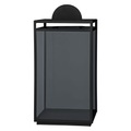 Turris Windlicht / H 47,5 cm - AYTM schwarz en metall/glas