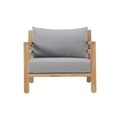 Ethimo, Kissenset textil grau / Für Lounge-Sessel Costes - Ethimo grau en textil
