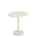 Linear Café Runder Tisch / Ø 70 cm - Stahl - Muuto weiß en metall