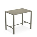 Nova hoher Tisch / 120 x 80 cm x H 105 cm - Stahl - Emu grün/grau en metall