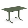 System rechteckiger Tisch / 80 x 140 cm - Emu grün en metall