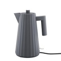 Alessi-Electric Kettle Plissé, Grey