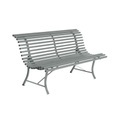 Louisiane Bank mit Rückenlehne / L 150 cm - Metall - Fermob en