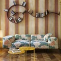 Largo Sofa 2 Sitze / L 226 cm - Kartell orange/bunt/grün en textil