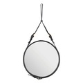 Gubi-Adnet Spiegel rund 58cm, Schwarz