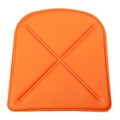Sitzkissen / Kunstleder - für Stuhl ?A? und Sessel ?A56? - Tolix orange en leder